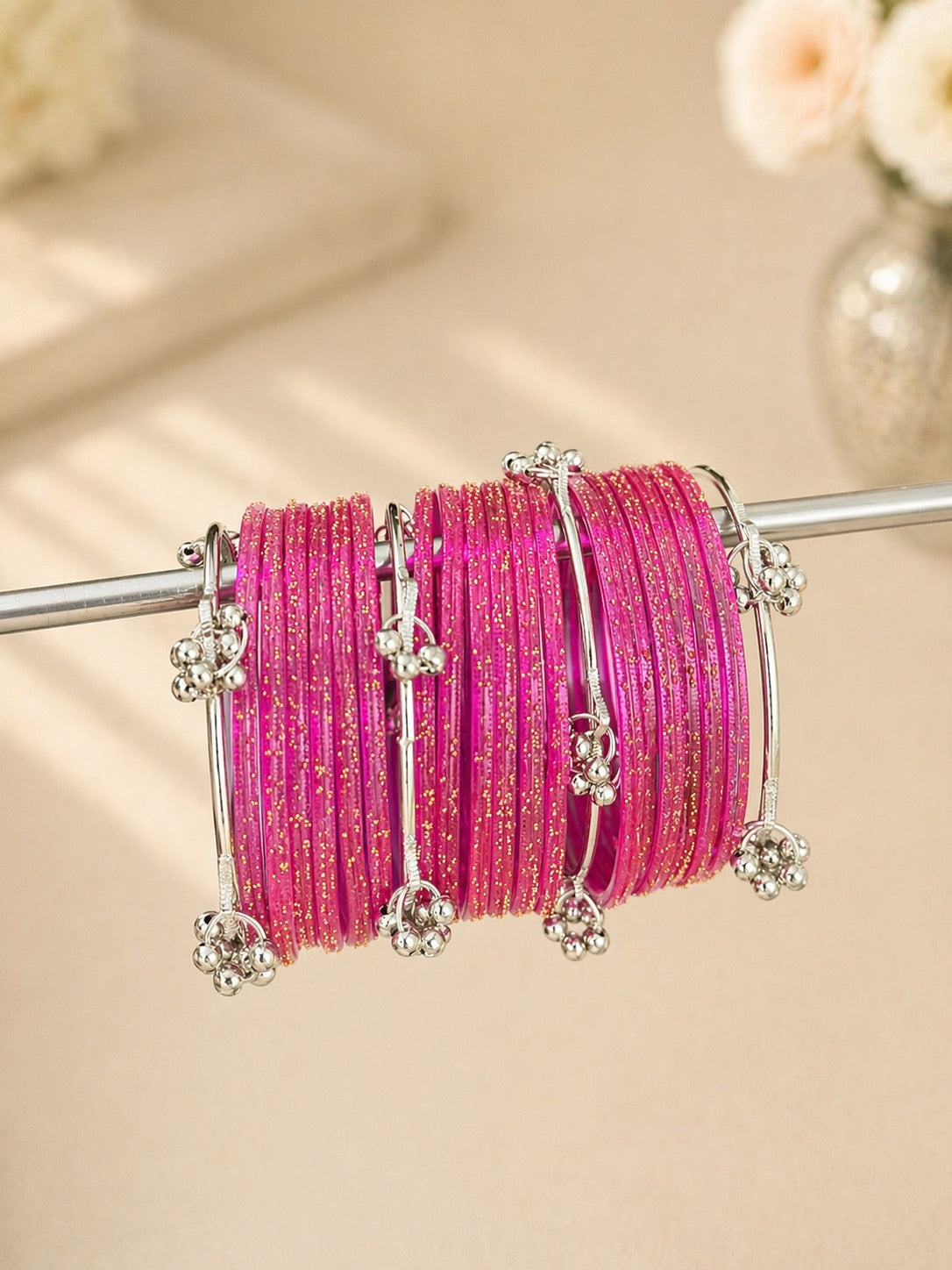Gulabo | Kashmiri Raindrop Viral Glass Bangles