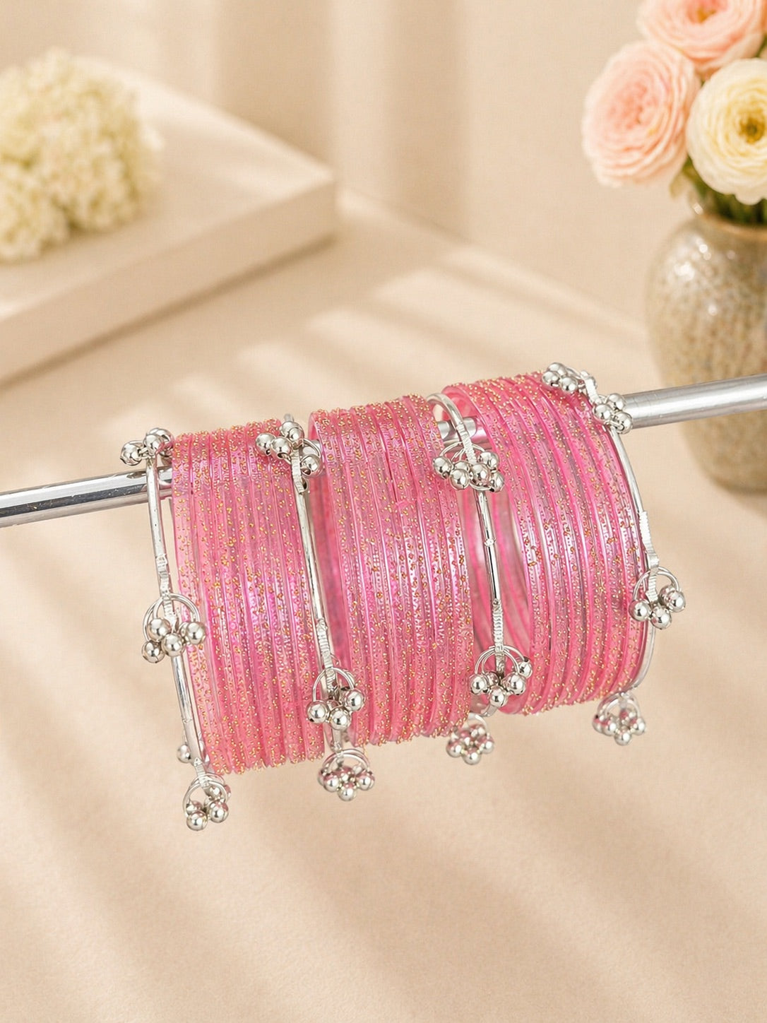 Gulabo | Kashmiri Raindrop Viral Glass Bangles