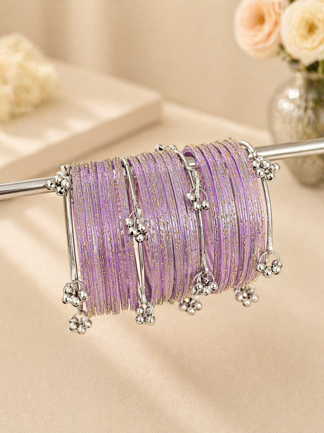 Gulabo | Kashmiri Raindrop Viral Glass Bangles